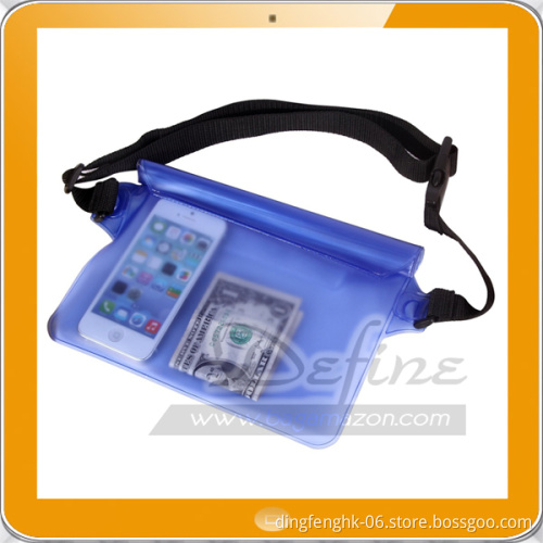 Custom logo Waterproof Pouch with Waist Strap